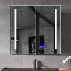 ALFI 26" x 30" Double Door LED Light Bluetooth Medicine Cabinet - ABMC2630BT - The Home Selection