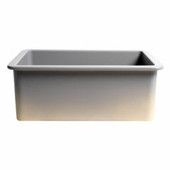 ALFI 27" x 18" Fireclay Undermount / Drop In Firelcay Kitchen Sink - ABF2718UD - The Home Selection