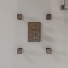 ALFI 3 Way Thermostatic Shower Set with Body Sprays - AB2287 - The Home Selection