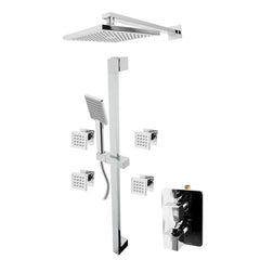ALFI 3 Way Thermostatic Shower Set with Body Sprays - AB2287 - The Home Selection