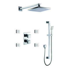 ALFI 3 Way Thermostatic Shower Set with Body Sprays - AB2287 - The Home Selection