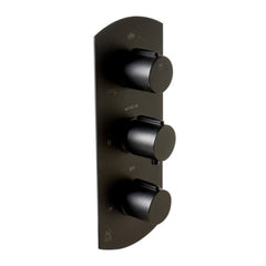 ALFI 3-Way Thermostatic Valve Shower Mixer Round Knobs - AB4001 - The Home Selection