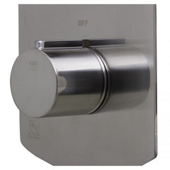 ALFI 3-Way Thermostatic Valve Shower Mixer Round Knobs - AB4001 - The Home Selection