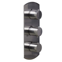 ALFI 3-Way Thermostatic Valve Shower Mixer Round Knobs - AB4001 - The Home Selection