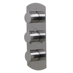 ALFI 3-Way Thermostatic Valve Shower Mixer Round Knobs - AB4001 - The Home Selection