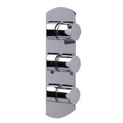 ALFI 3-Way Thermostatic Valve Shower Mixer Round Knobs - AB4001 - The Home Selection