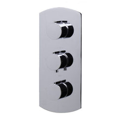 ALFI 3-Way Thermostatic Valve Shower Mixer Round Knobs - AB4001 - The Home Selection