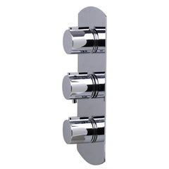 ALFI 3-Way Thermostatic Valve Shower Mixer Round Knobs - AB4001 - The Home Selection