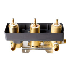 ALFI 3-Way Thermostatic Valve Shower Mixer Square Knobs - AB2801 - The Home Selection