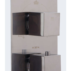 ALFI 3-Way Thermostatic Valve Shower Mixer Square Knobs - AB2801 - The Home Selection