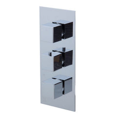 ALFI 3-Way Thermostatic Valve Shower Mixer Square Knobs - AB2801 - The Home Selection