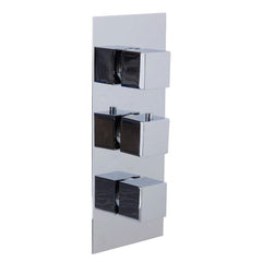 ALFI 3-Way Thermostatic Valve Shower Mixer Square Knobs - AB2801 - The Home Selection