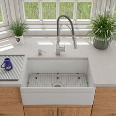 ALFI 30" Farm Sink With Lip Single Bowl Design for Kitchen - AB511 - The Home Selection