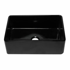 ALFI 30" Reversible Single Fireclay Farmhouse Kitchen Sink - AB3020SB - The Home Selection