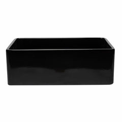 ALFI 30" Reversible Single Fireclay Farmhouse Kitchen Sink - AB3020SB - The Home Selection