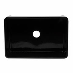 ALFI 30" Reversible Single Fireclay Farmhouse Kitchen Sink - AB3020SB - The Home Selection
