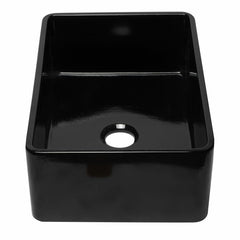 ALFI 30" Reversible Single Fireclay Farmhouse Kitchen Sink - AB3020SB - The Home Selection