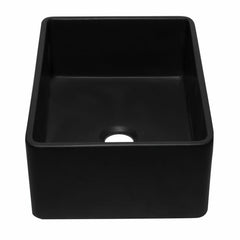 ALFI 30" Reversible Single Fireclay Farmhouse Kitchen Sink - AB3020SB - The Home Selection