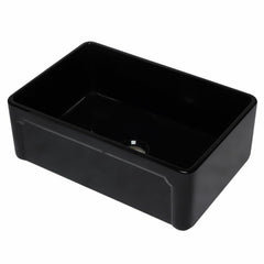 ALFI 30" Reversible Single Fireclay Farmhouse Kitchen Sink - AB3020SB - The Home Selection