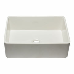 ALFI 30" Reversible Single Fireclay Farmhouse Kitchen Sink - AB3020SB - The Home Selection