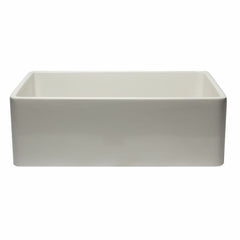ALFI 30" Reversible Single Fireclay Farmhouse Kitchen Sink - AB3020SB - The Home Selection