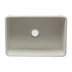 ALFI 30" Reversible Single Fireclay Farmhouse Kitchen Sink - AB3020SB - The Home Selection