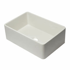 ALFI 30" Reversible Single Fireclay Farmhouse Kitchen Sink - AB3020SB - The Home Selection