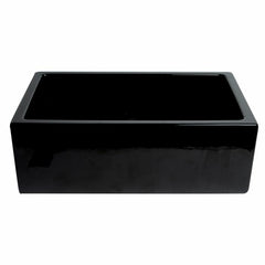 ALFI 30" Reversible Smooth/Fluted Single Fireclay Farm Sink - AB3018HS - The Home Selection