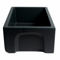 ALFI 30" Reversible Smooth/Fluted Single Fireclay Farm Sink - AB3018HS - The Home Selection