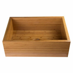 ALFI 30" Single Bowl Bamboo Farmhouse Apron Front Kitchen Sink - AB3021 - The Home Selection