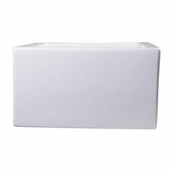 ALFI 30" Smooth Solid Thick Wall Fireclay One Bowl Farm Sink - AB3018SB - The Home Selection
