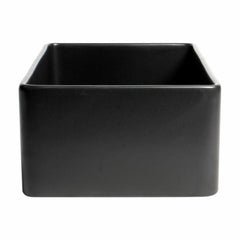 ALFI 30" x 18" Smooth Apron Single Bowl Fireclay Farm Sink - ABF3018 - The Home Selection
