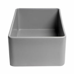 ALFI 30" x 18" Smooth Apron Single Bowl Fireclay Farm Sink - ABF3018 - The Home Selection