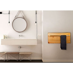ALFI 32 x 16 Inch Live Edge Cedar Wood Towel Warmer - ABTW3216H - The Home Selection