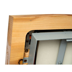 ALFI 32 x 16 Inch Live Edge Cedar Wood Towel Warmer - ABTW3216H - The Home Selection