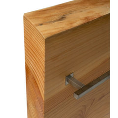 ALFI 32 x 16 Inch Live Edge Cedar Wood Towel Warmer - ABTW3216H - The Home Selection