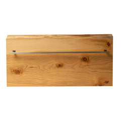 ALFI 32 x 16 Inch Live Edge Cedar Wood Towel Warmer - ABTW3216H - The Home Selection