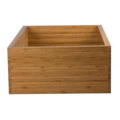ALFI 33'' Double Bowl Apron Front Farm Bamboo Kitchen Sink - AB3321 - The Home Selection