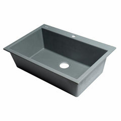 ALFI 33" Single Bowl Drop In Granite Composite Kitchen Sink - AB3322DI - The Home Selection