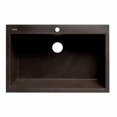 ALFI 33" Single Bowl Drop In Granite Composite Kitchen Sink - AB3322DI - The Home Selection