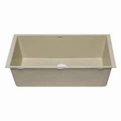 ALFI 33" Single Bowl Undermount Granite Composite Kitchen Sink - AB3322UM - The Home Selection