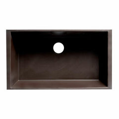 ALFI 33" Single Bowl Undermount Granite Composite Kitchen Sink - AB3322UM - The Home Selection