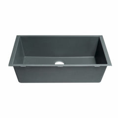 ALFI 33" Single Bowl Undermount Granite Composite Kitchen Sink - AB3322UM - The Home Selection