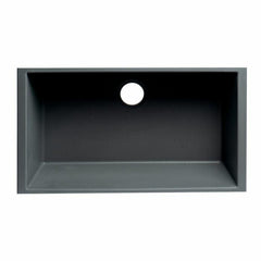 ALFI 33" Single Bowl Undermount Granite Composite Kitchen Sink - AB3322UM - The Home Selection