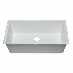 ALFI 33" Single Bowl Undermount Granite Composite Kitchen Sink - AB3322UM - The Home Selection