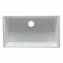 ALFI 33" Single Bowl Undermount Granite Composite Kitchen Sink - AB3322UM - The Home Selection
