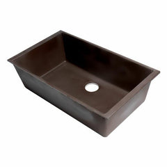 ALFI 33" Single Bowl Undermount Granite Composite Kitchen Sink - AB3322UM - The Home Selection