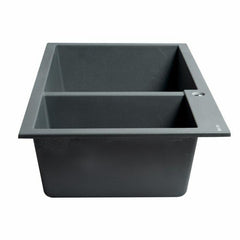 ALFI 34" Double Bowl Drop In Granite Composite Kitchen Sink - AB3319DI - The Home Selection