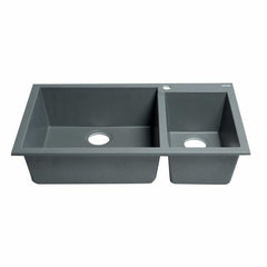 ALFI 34" Double Bowl Drop In Granite Composite Kitchen Sink - AB3319DI - The Home Selection
