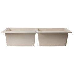 ALFI 34" Drop-In Double Bowl Granite Kitchen Sink - AB3420DI - The Home Selection